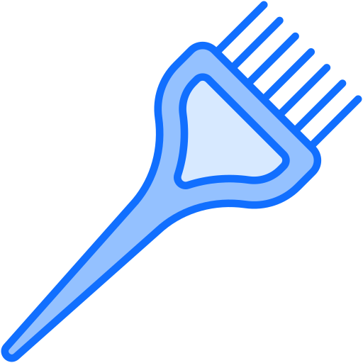 escova de tintura de cabelo Generic Blue Ícone