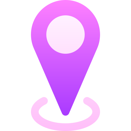 localización Basic Gradient Gradient icono
