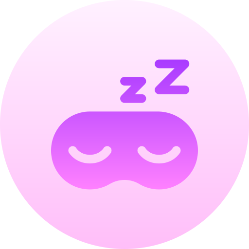 dormir Basic Gradient Circular Ícone