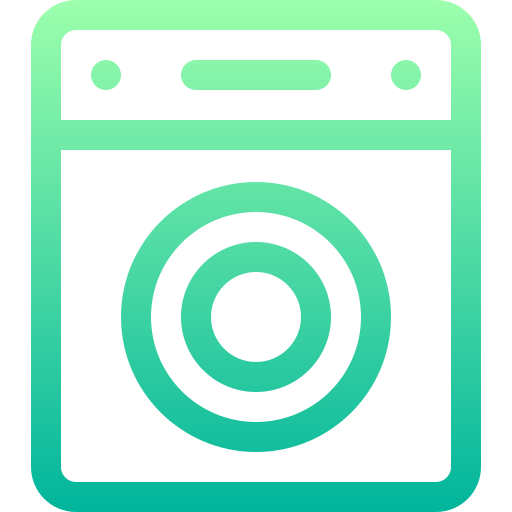 Washing machine Basic Gradient Lineal color icon