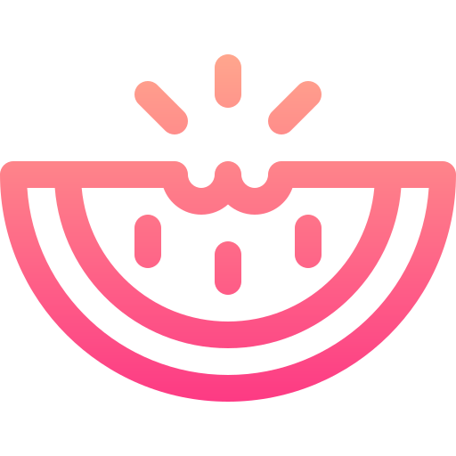 wassermelone Basic Gradient Lineal color icon