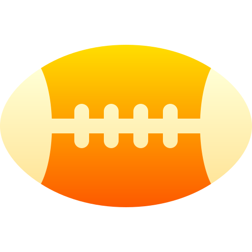 American football Basic Gradient Gradient icon