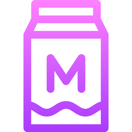 milch Basic Gradient Lineal color icon