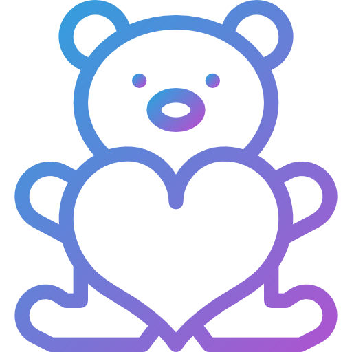 Teddy  bear Dreamstale Gradient icon