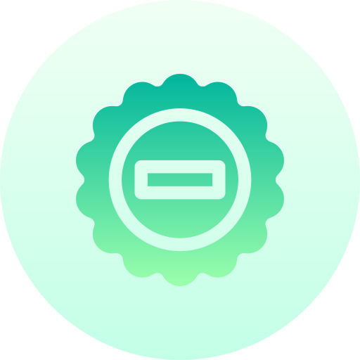 キャップ Basic Gradient Circular icon