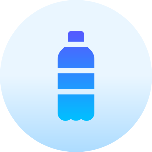 bottiglia d'acqua Basic Gradient Circular icona