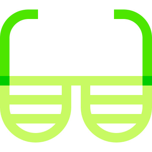 partybrille Basic Sheer Flat icon