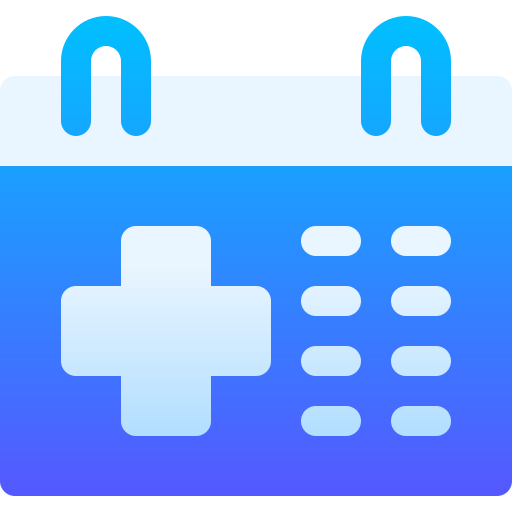 Medical appointment Basic Gradient Gradient icon