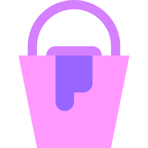 Paint bucket Basic Sheer Flat icon