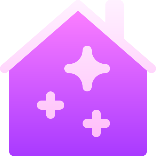 Clean house Basic Gradient Gradient icon
