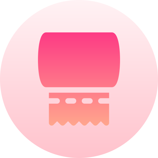 Paper towel Basic Gradient Circular icon