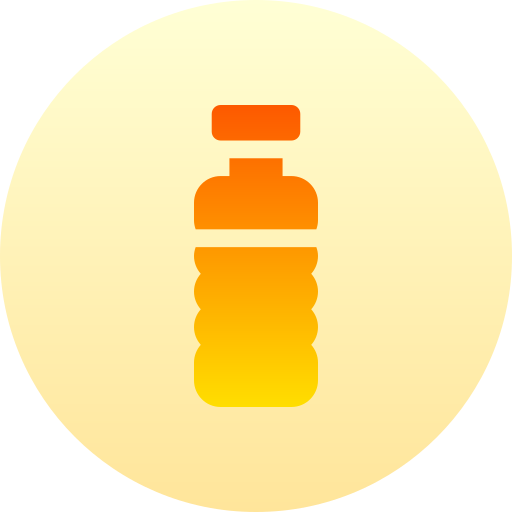 Бутылка с водой Basic Gradient Circular иконка