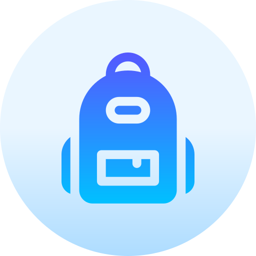 rucksack Basic Gradient Circular icon