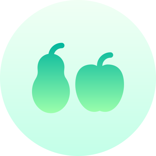frutta Basic Gradient Circular icona