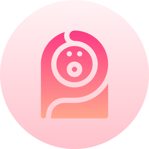 bebé Basic Gradient Circular icono