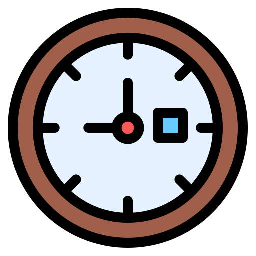 시계 Generic Outline Color icon