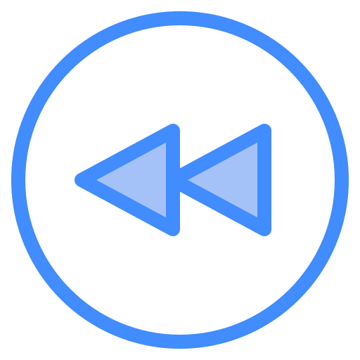 rückspultaste Generic Blue icon