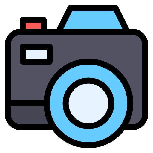 caméra Generic Outline Color Icône