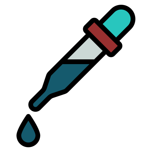 pipette Generic Outline Color Icône