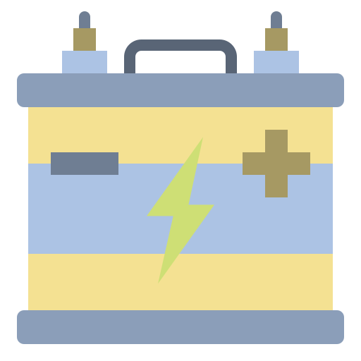 車の電池 Generic Flat icon