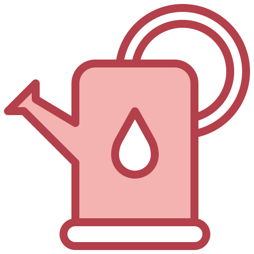 Watering can Surang Red icon