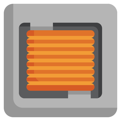 Inductor Surang Flat icon