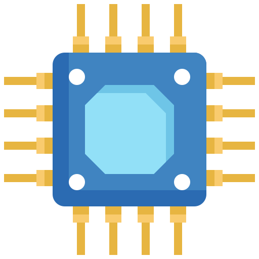 Microchip Surang Flat icon