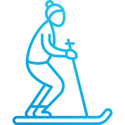 esquiar Generic Gradient icono