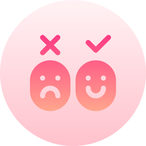 미소 Basic Gradient Circular icon