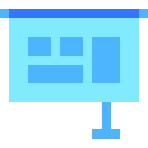presentatie Basic Sheer Flat icoon
