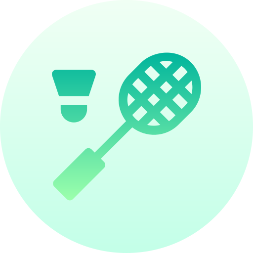badminton Basic Gradient Circular icona