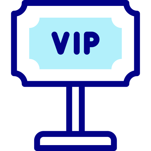 vip Detailed Mixed Lineal color icono