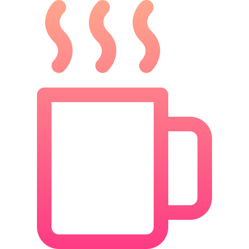 Кофе Basic Gradient Lineal color иконка