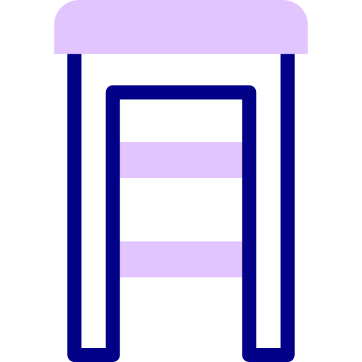 スツール Detailed Mixed Lineal color icon