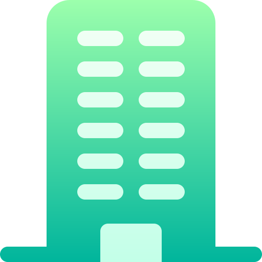 bürogebäude Basic Gradient Gradient icon