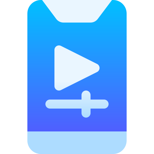 lettore video Basic Gradient Gradient icona