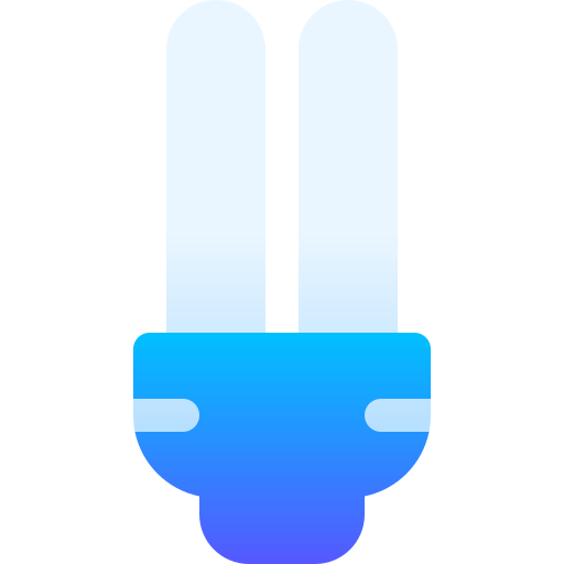 Lightbulb Basic Gradient Gradient icon