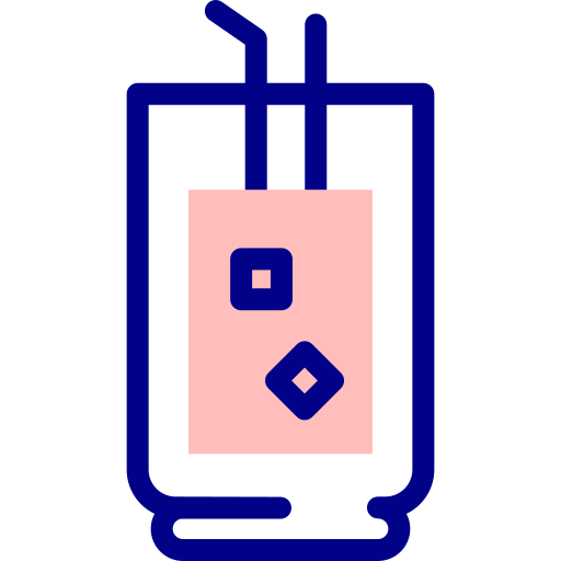 カクテル Detailed Mixed Lineal color icon