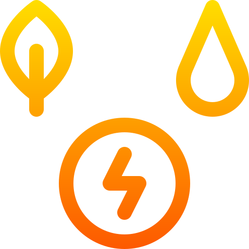 에너지 Basic Gradient Lineal color icon