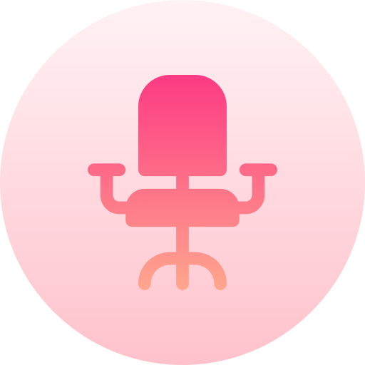 krzesło Basic Gradient Circular ikona