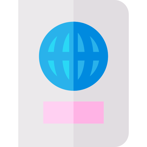 reisepass Basic Straight Flat icon