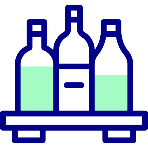 ボトル Detailed Mixed Lineal color icon