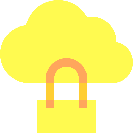 Cloud computing Basic Sheer Flat icon