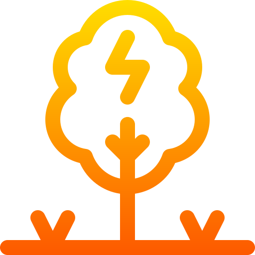 Дерево Basic Gradient Lineal color иконка