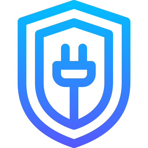 proteccion Basic Gradient Lineal color icono