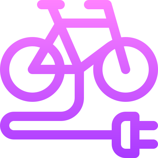 bicicleta Basic Gradient Lineal color icono