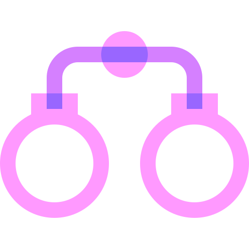 Handcuffs Basic Sheer Flat icon