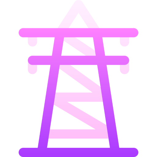 torre de electricidad Basic Gradient Gradient icono
