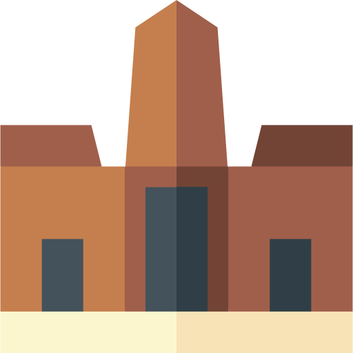 Луксорский храм Basic Straight Flat иконка