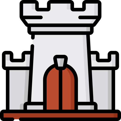 wieża Special Lineal color ikona
